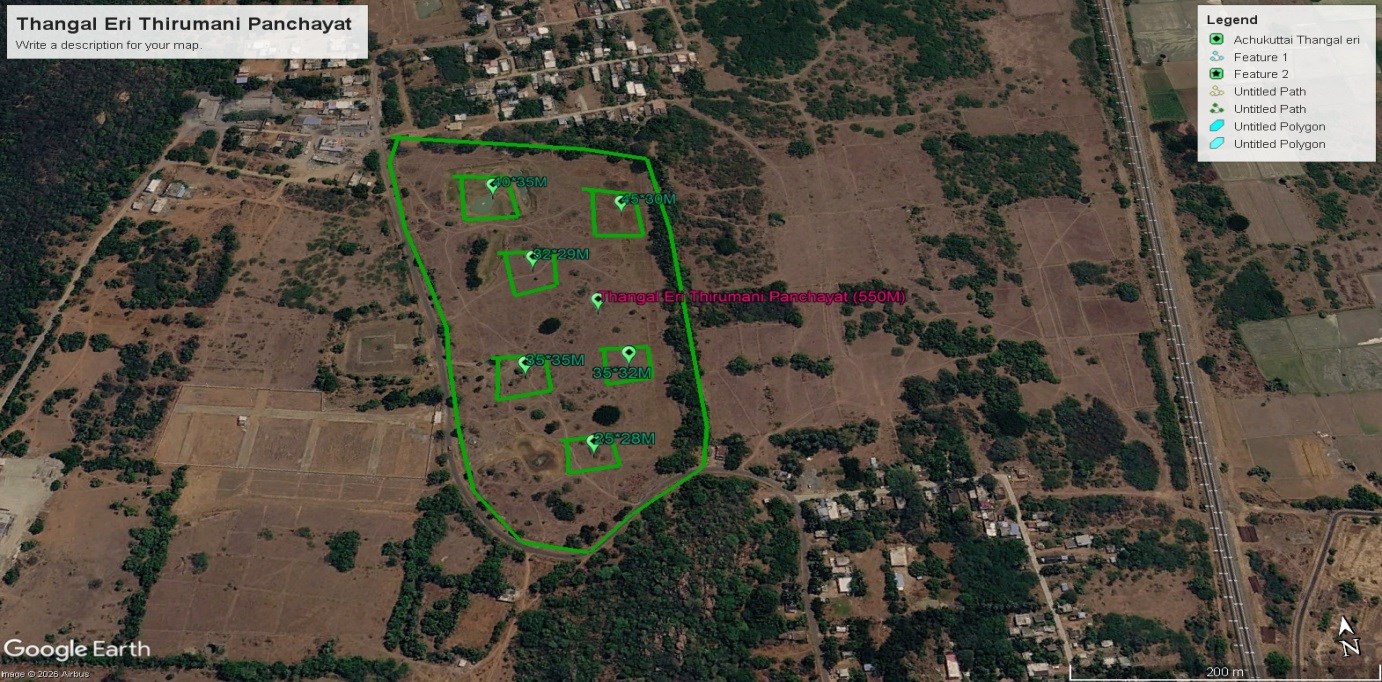 Desilting of Thangal Eri (Thirumani) (MI Tank) — Thirumani Panchayat